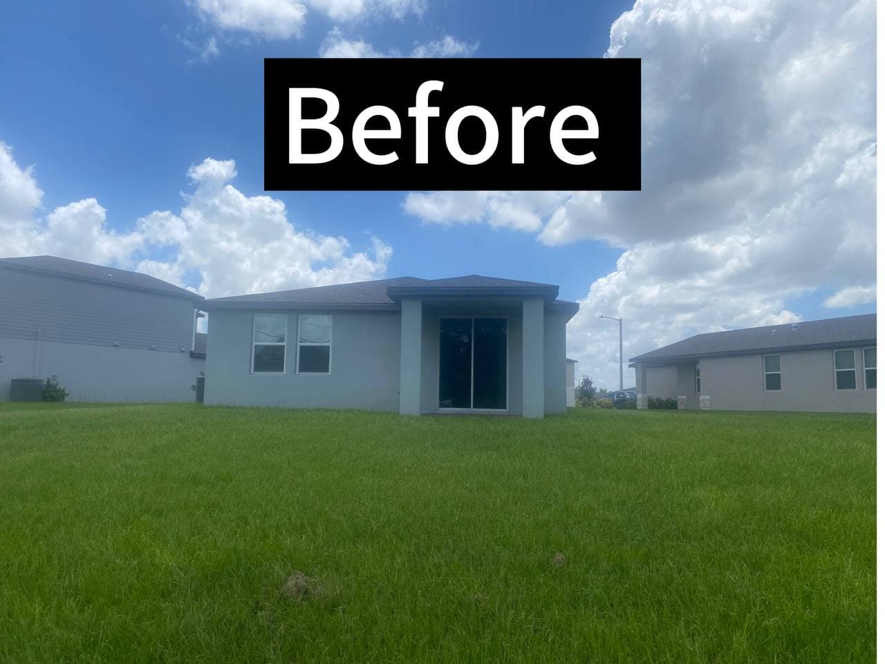 Before fence installation